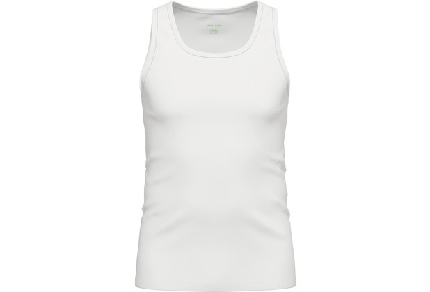 AMMANN Athletic-Shirt, Serie Organic de Luxe, weiß 5
