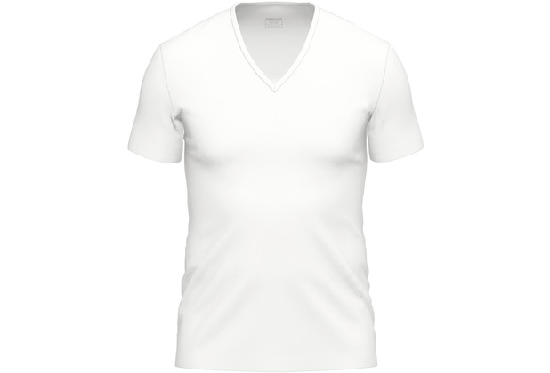 AMMANN V-Shirt, Serie Cotton de Luxe, wei 8 = XXL