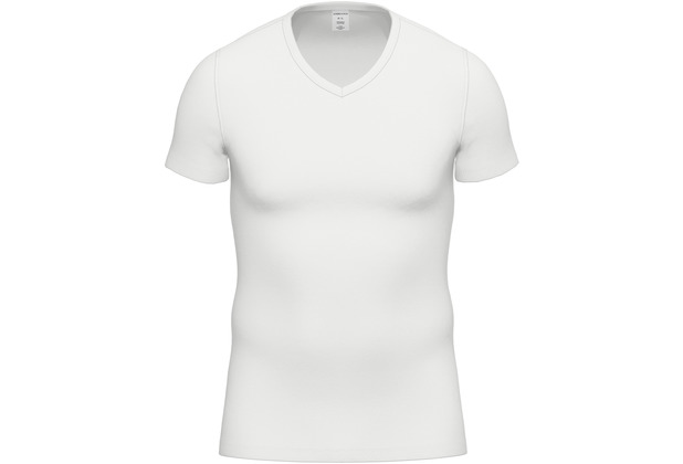 AMMANN V-Shirt, Serie Feinripp Premium, weiß 5