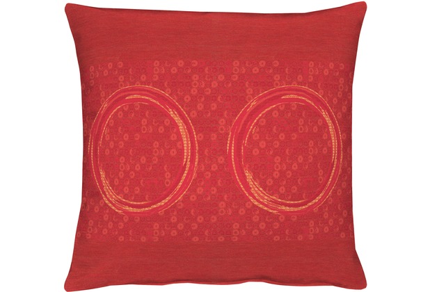 APELT Kissenhülle Loft Style, rot 46 cm x 46 cm, Kreise