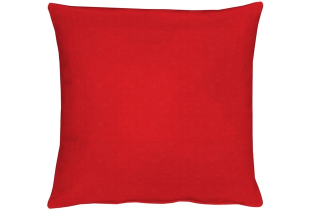 APELT Kissenhülle Uni Basic, rot, schlicht 40 cm x 40 cm