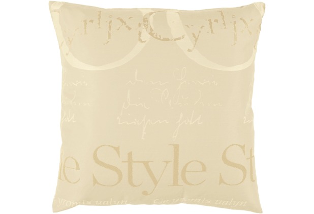 APELT Style Easy Elegance Kissenhülle beige 49 cm x 49 cm