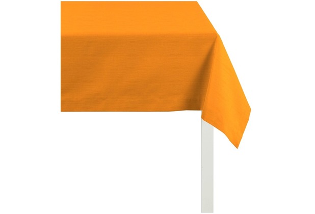 APELT Tischdecke Uni Basic, orange 100 cm x 100 cm