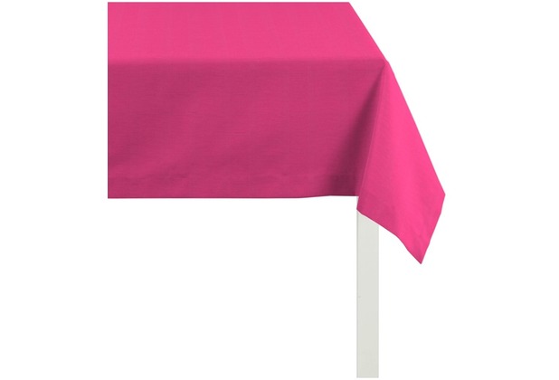 APELT Tischdecke Uni Basic, pink 100 cm x 100 cm