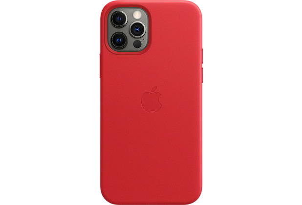 Apple Leder Case iPhone 12/12 Pro mit MagSafe (rot)