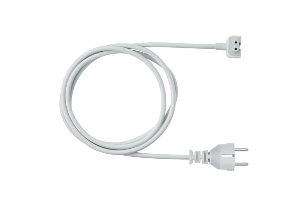 Apple Netzteil Verlängerungskabel, weiß/grau