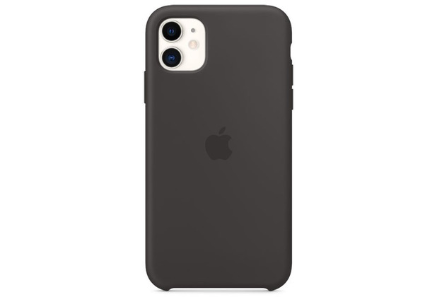 Apple Silikon Case iPhone 11 schwarz
