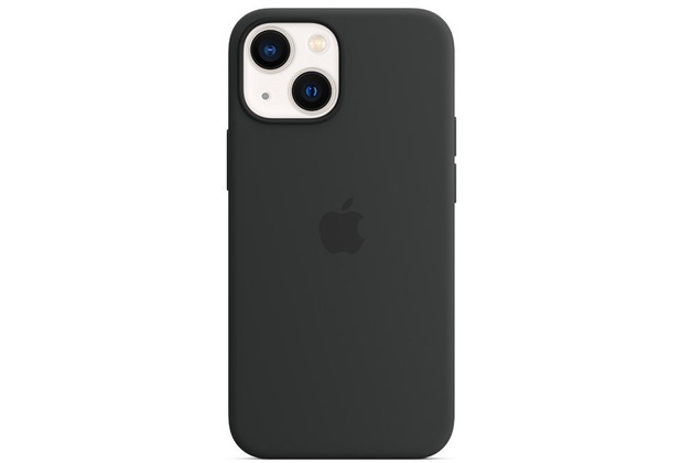 Apple Silikon Case iPhone 13 mini mit MagSafe mitternacht