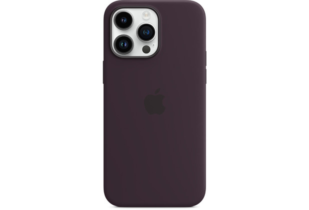 Apple Silikon Case iPhone 14 Pro Max mit MagSafe holunder