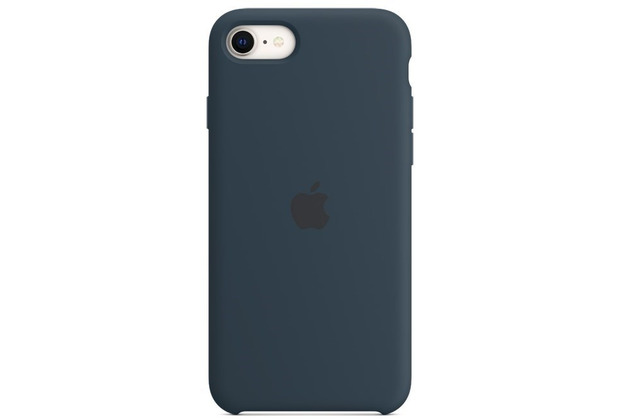 Apple Silikon Case iPhone SE abyssblau