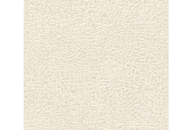 Architects Paper Vliestapete Absolutely Chic Tapete mit Animal Print metallic creme weiß 369703 10,05 m x 0,53 m