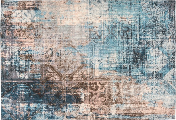 Arte Espina Teppich Indiana 300 Blau / Braun 120 x 170 cm