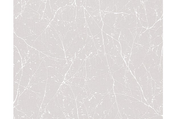 AS Création Mustertapete Elegance 3, Vliestapete, grau, weiß 305071 10,05 m x 0,53 m