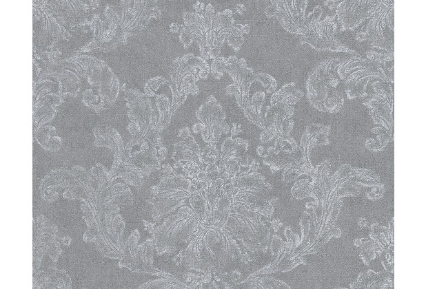 AS Création Mustertapete Elegance 3, Vliestapete, grau, weiß 305184 10,05 m x 0,53 m