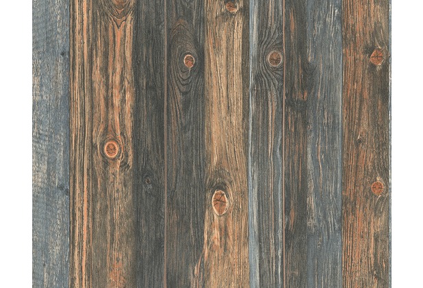 AS Création Mustertapete Wood`n Stone, Tapete, Holzoptik, beige, braun, grau 908612 10,05 m x 0,53 m