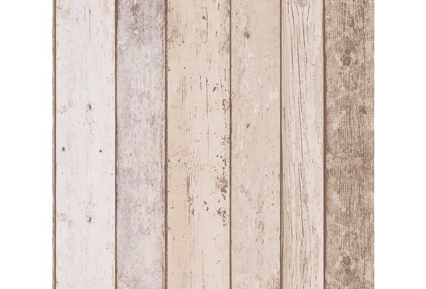 AS Création Papiertapete Il Decoro Tapete maritimer Vintage Holz Optik beige blau braun 899910 10,05 m x 0,53 m