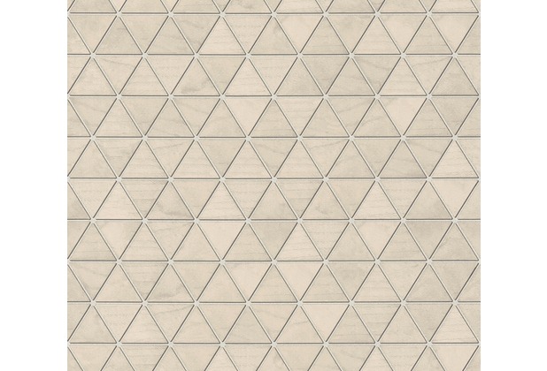 AS Création Vliestapete Authentic Walls 2 Tapete geometrisch grafisch grau braun 366223 10,05 m x 0,53 m