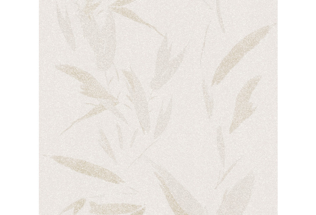 AS Création Vliestapete New Elegance Palmentapete creme beige 375495 10,05 m x 0,53 m