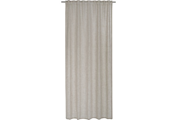 BARBARA Home Collection Schlaufenbandschal Emotions taupe 140 x 255 cm