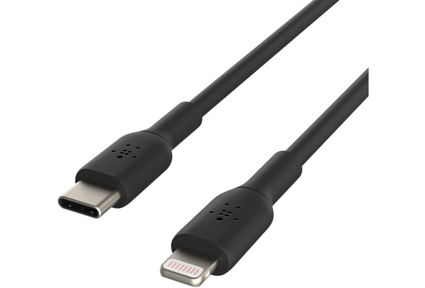 Belkin BOOST CHARGE Lightning auf USB-C Kabel, 2m, schwarz