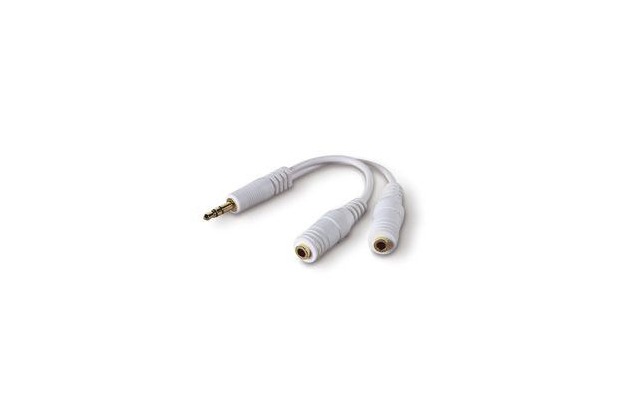 Belkin iPod Y-Adapter Headphone Splitter, 3,5mm Audio Jack