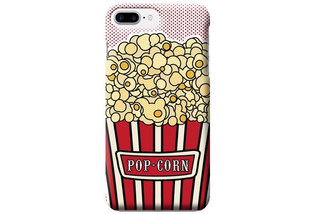 Benjamins Silikon Cover - Apple iPhone 7 Plus / iPhone 8 Plus - Pop Corn