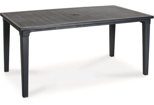 Best Tisch Genua 165x94cm graphit Gartentisch