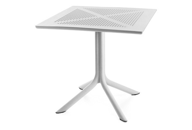 Best Tisch Ohio 80x80cm weiss Gartentisch