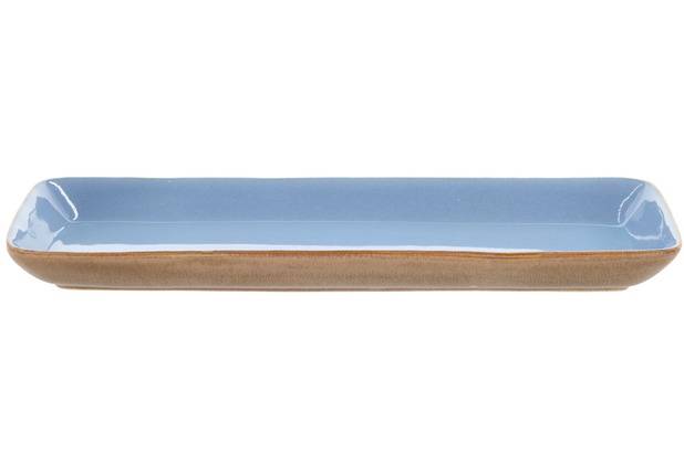 BITZ Servierplatte rechteckig Wood 38 x 14 cm Wood/Ocean