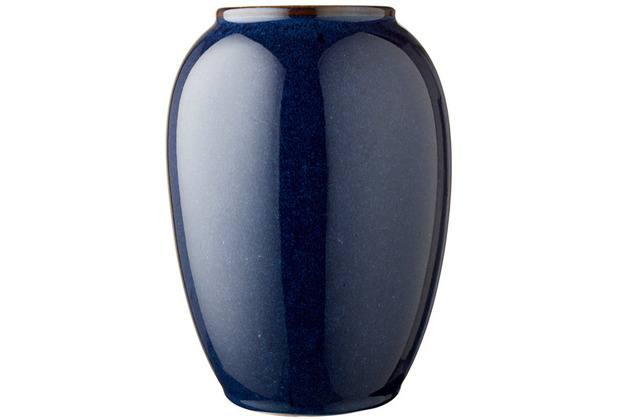 BITZ Vase 20 cm Steinzeug Blau