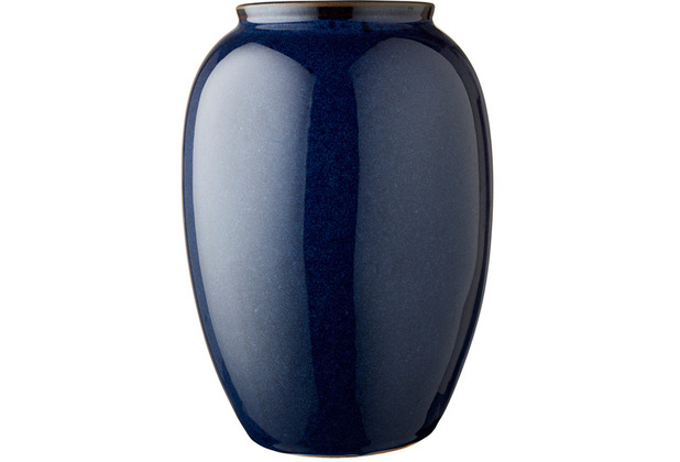 BITZ Vase 25 cm Steinzeug Blau