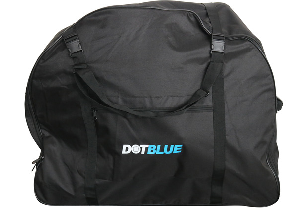Blaupunkt Dot-Blue RT20 Fahrrad-Transporttasche, Universale Fahrradrolltasche für alle 16\" bis 20\" Zoll Bikes mit Rollen
