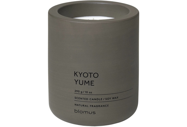 blomus Duftkerze -FRAGA- Farbe: Tarmac - Duft: Kyoto Yume  9 cm
