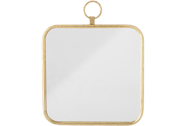 Bloomingville Panill Wand-Spiegel, Gold, Metall L40xH50xW3 cm
