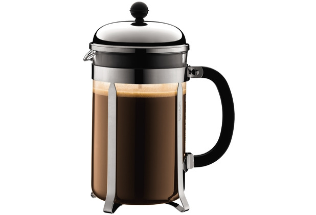 Bodum CHAMBORD Kaffeebereiter, 12 Tassen, 1,5 l, aus kunststoff verchromt
