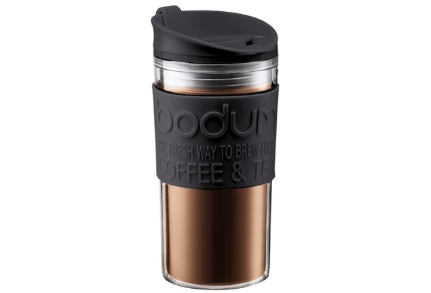 Bodum TRAVEL MUG Travel Mug, Kunststoff, 0.35 l schwarz