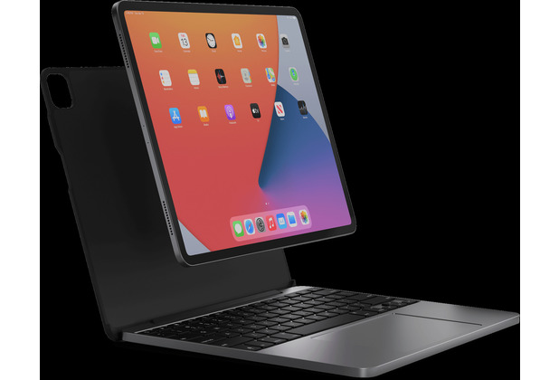 BRYDGE Max+ Tastatur mit TrackPad & Case, Apple iPad Pro 12,9 (2021-2018), space grau, BRY6032G