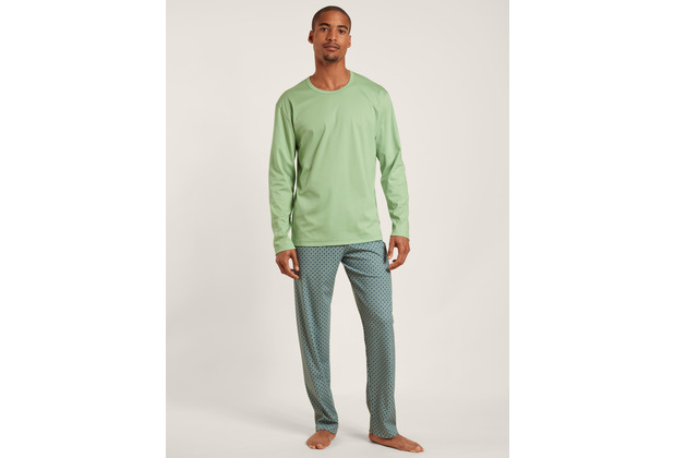Calida Herren Pyjama Relax Streamline 1 iris green L