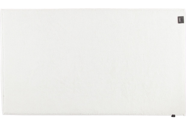 cawö Badteppich (handgewebt) uni weiß 60 x 100 cm