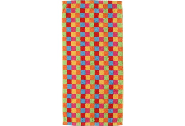 cawö Lifestyle Cubes Saunatuch multicolor 70x180 cm