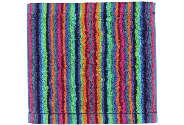 cawö Lifestyle Streifen Seiflappen multicolor 30x30 cm dunkel