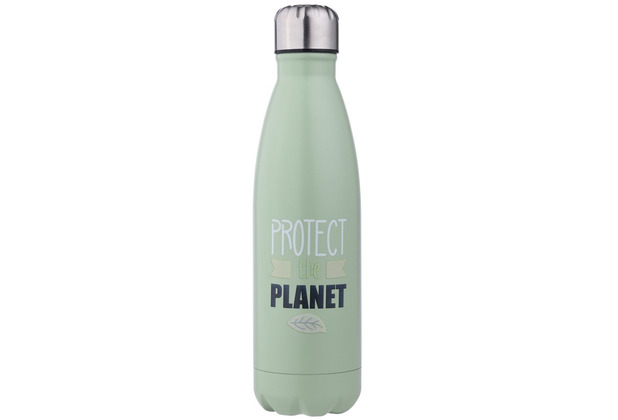 champ Isolierflasche Protect the Planet 500ml grün Trinkflasche Wasserflasche Iso-Flasche