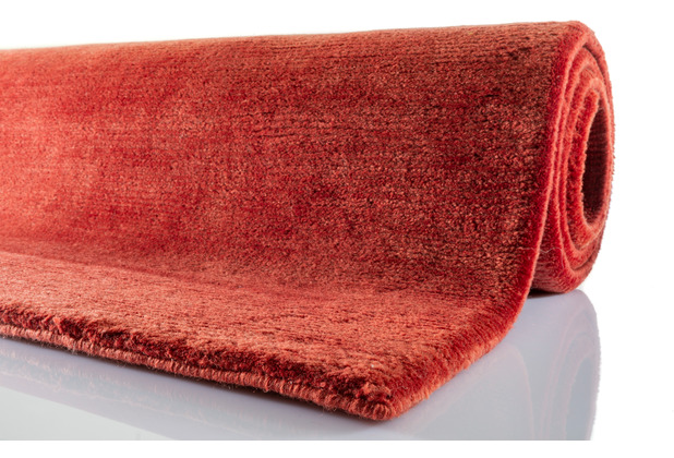 Changal Nepalteppich Color Queen C4206 red Wunschma ca. 51.200 Knoten/m aus einem hochwertiger Neuseelandwolle und Tibetwolle