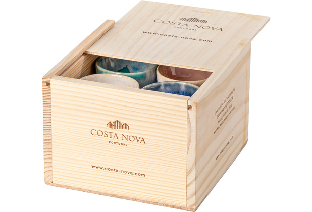 Costa Nova GRESPRESSO Geschenkkiste mit 8 Espressotassen multicolor