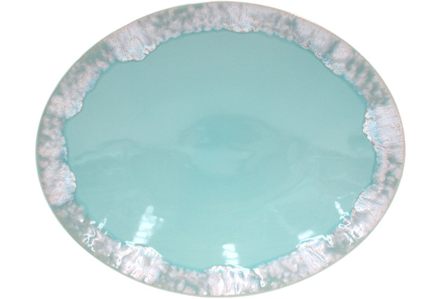 Costa Nova TAORMINA Servierplatte oval 40 cm aqua