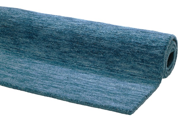 DEKOWE Gabbeh-Teppich Lindsay blau 65 x 130 cm