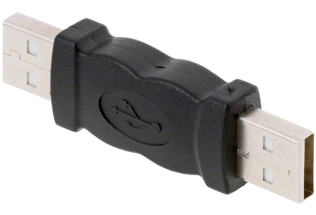 DeLock Adapter Gender Changer USB-A Stecker / Stecker
