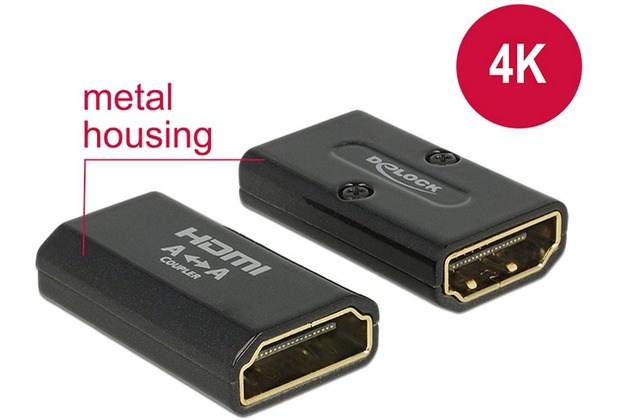 DeLock Adapter HDMI-A Buchse > HDMI-A Buchse 4K