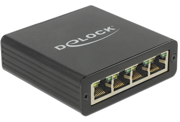 DeLock Adapter USB 3.0 > 4 x Gigabit LAN
