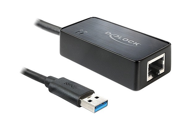 DeLock Adapter USB 3.0 > Gigabit LAN 10/100/1000 Mb/s